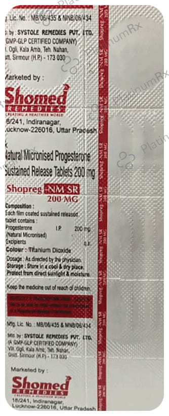 Shopreg NM SR Tablet 10s