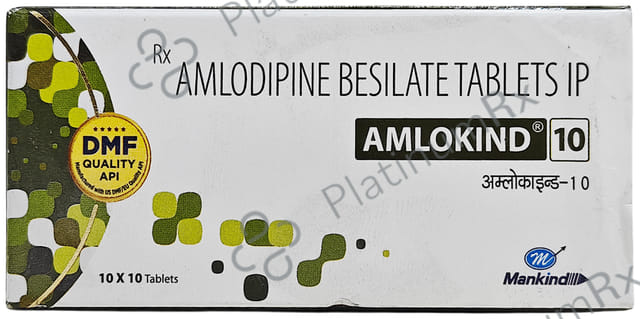Amlokind 10mg Tablet 15s