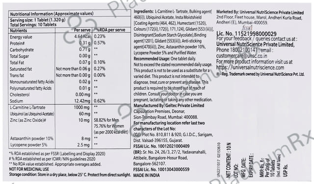 Coq Lc Tablet 10s