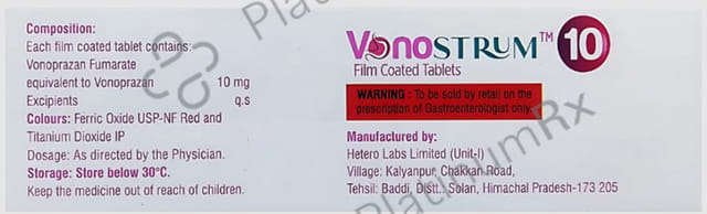 Vonostrum 10mg Tablet 10s