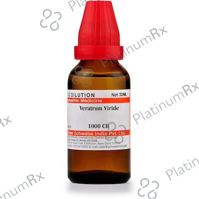 Dr Willmar Schwabe India Veratrum Viride Dilution 1000 CH