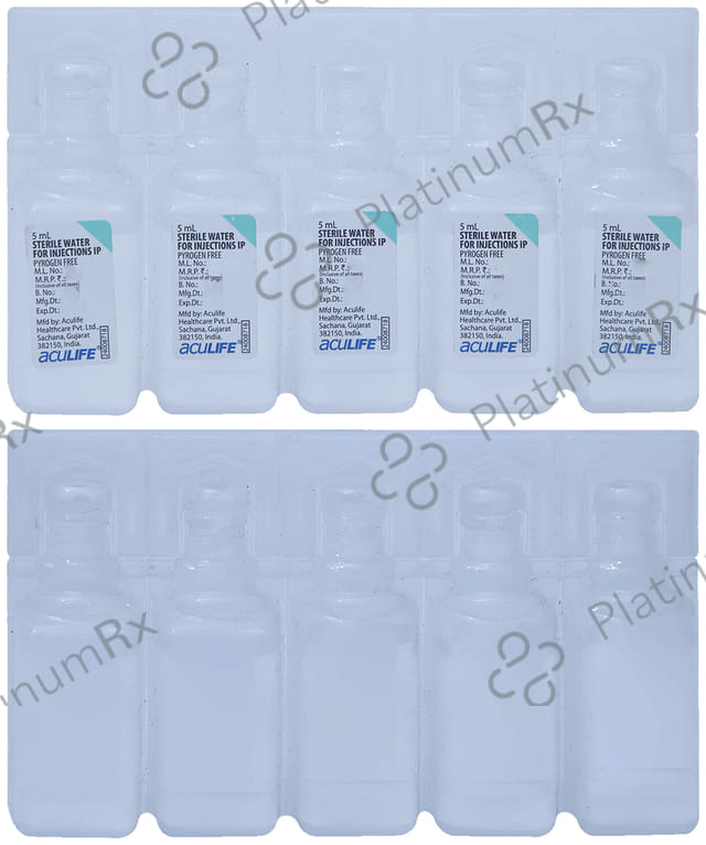 Aculife Sterile Water for injection 5ml