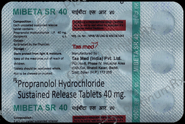 Mibeta SR 40mg Tablet 15s