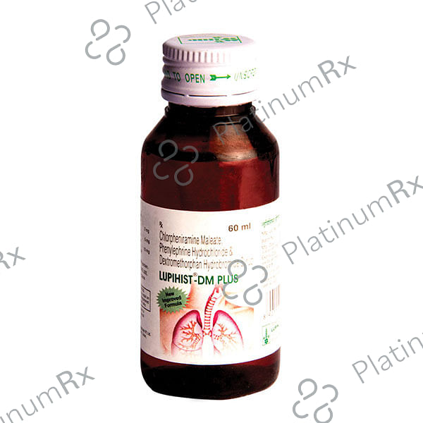 Lupihist Dm Plus 2/10/5mg Syrup 60ml