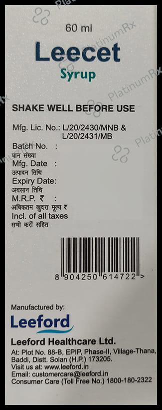 Leecet Syrup