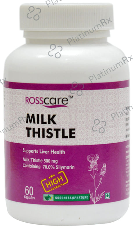 Rosscare Milk Thistle 500mg Capsule