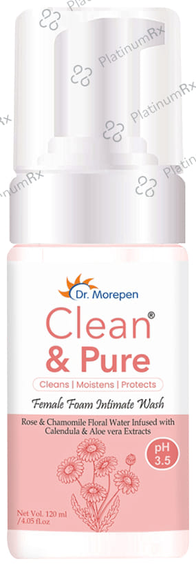 Dr. Morepen Clean & Pure Female Foam Intimate Wash