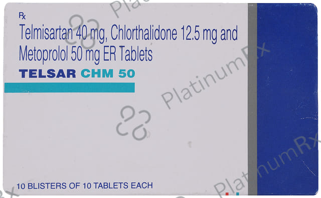 Telsar CHM 12.5/50/40mg Tablet 10s