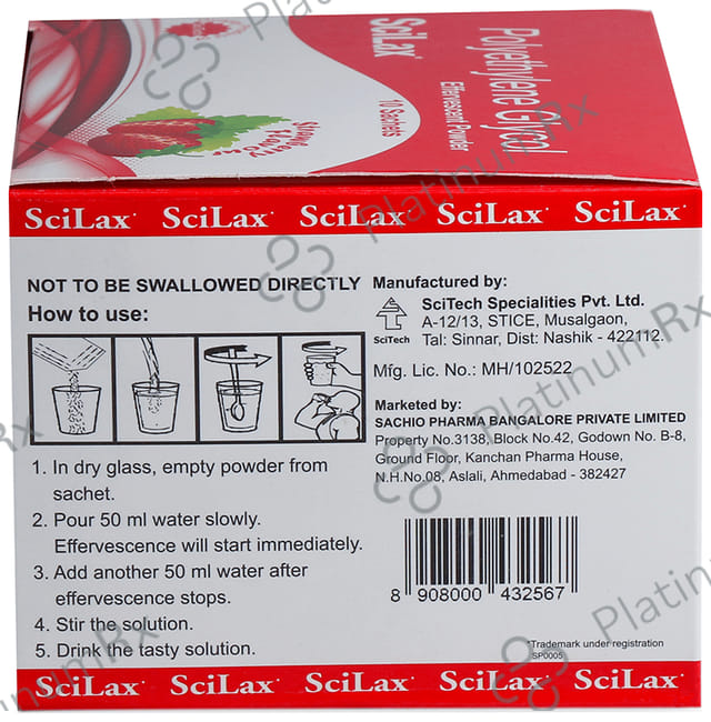 Scilax Strawberry Flavour Powder 23gm