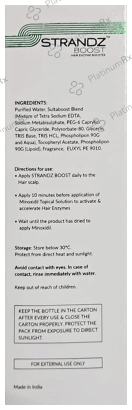 Strandz Boost Hair Enzyme Booster Liquid 60ml
