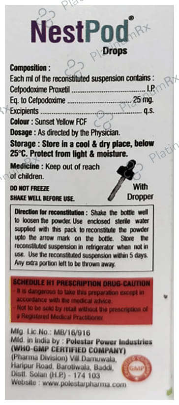 Nestpod 25mg Drops 10ml