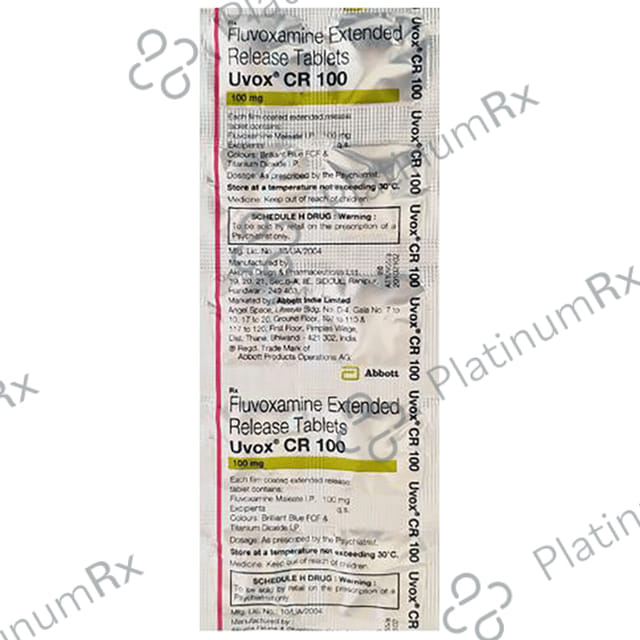 Uvox CR 100mg Tablet ER 10s