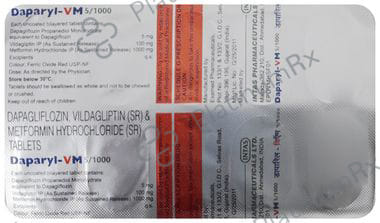 Daparyl-VM 5/1000 Tablet SR