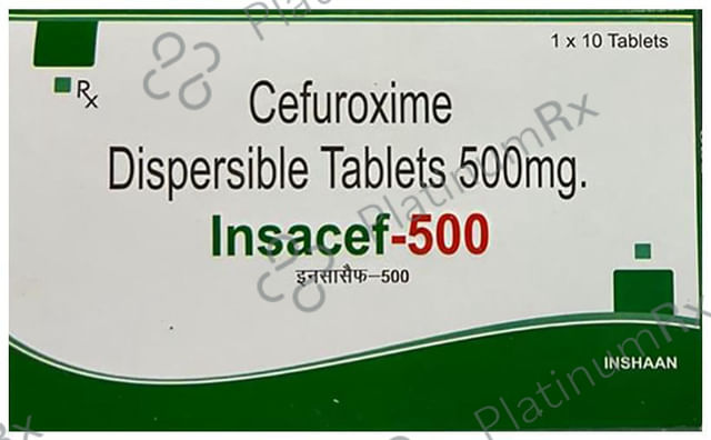 Insacef 500 Tablet DT