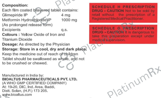 Harglim M 4 Forte Tablet PR