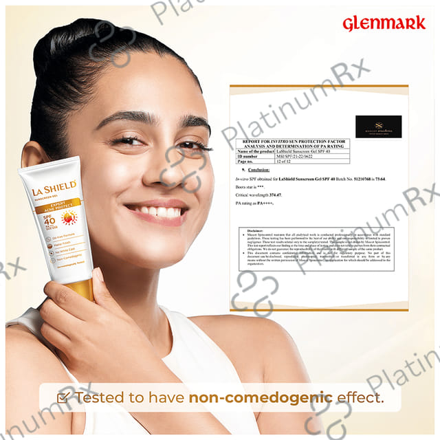 LA Shield SPF 40 PA+++ Gel 50gm