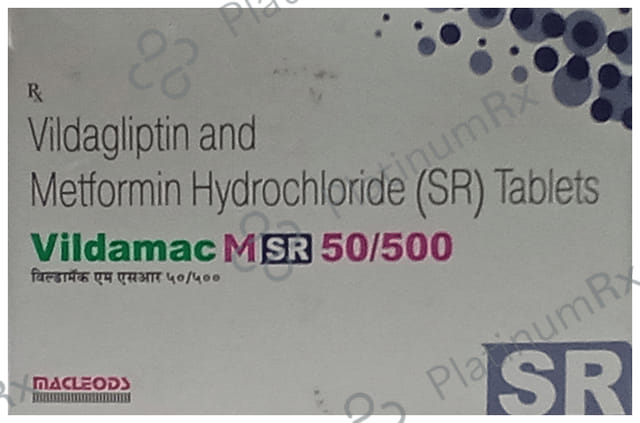 Vildamac M SR 50/500 Tablet