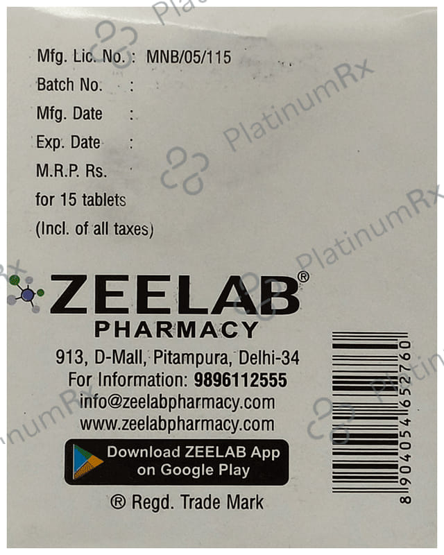 Metrose 500mg Tablet SR 15 Tablet SR