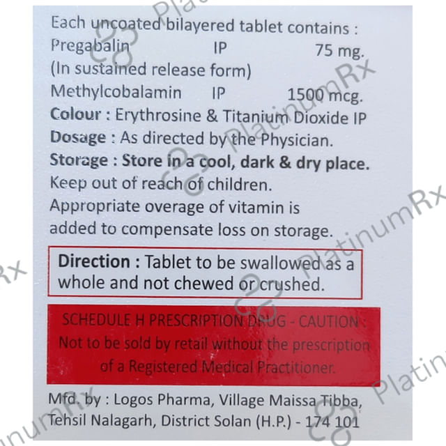 Binerve 1500mg Tablet SR 10s