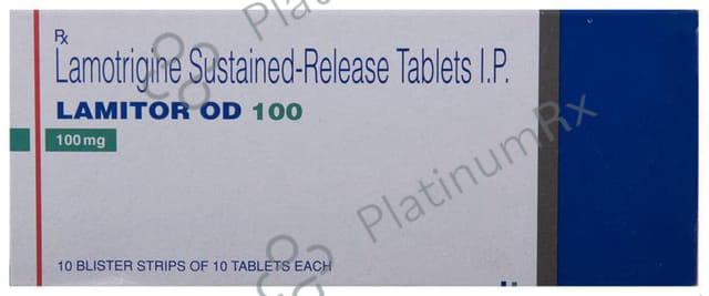 Lamitor OD 100mg Tablet SR 10s