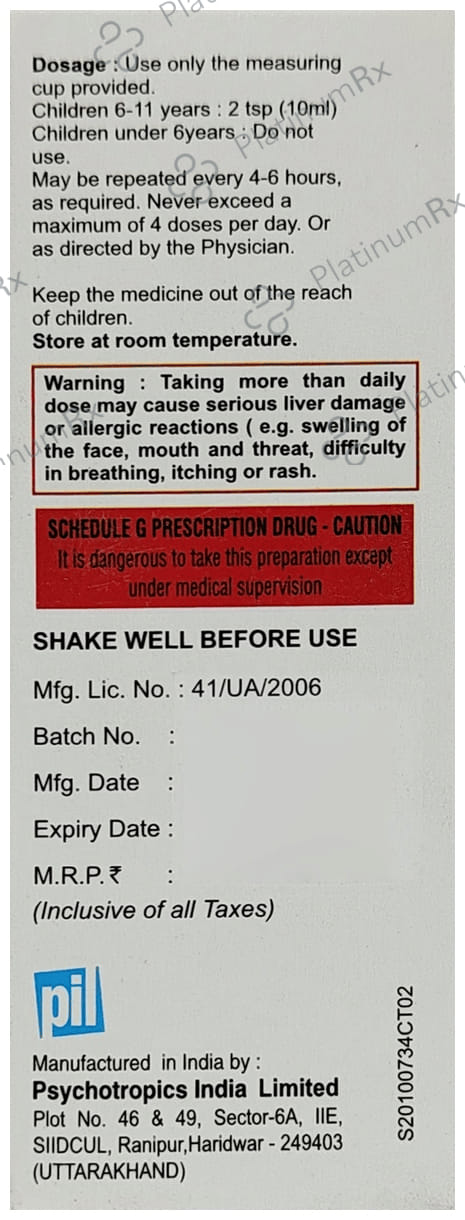 Cheridryl 2/10/5mg Junior Syrup 50ml