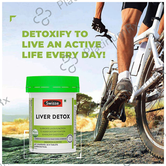 Swisse Ultiboost Liver Detox for Healthy Digestion & Liver Health - Tablet 30 tablets