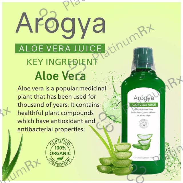 Arogya Aloe Vera Juice (1ltr Each) 1 Bottle