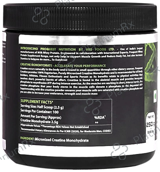 Pro Quest Creatine Monohydrate Unflavoured