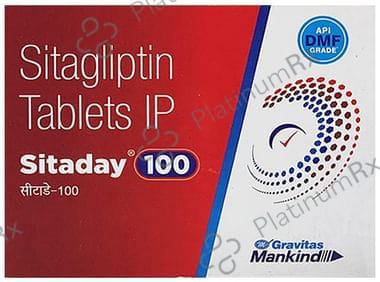 Sitaday 100mg Tablet 15s