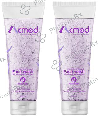 Acmed Gentle Pimple Care Face Wash (200ml Each) 2 Tube