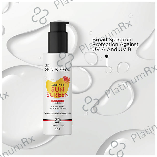 The Skin Story Sunscreen Moringa SPF 50+ Cream 100gm