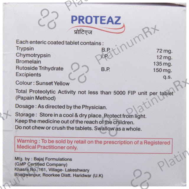 Proteaz Tablet 10s