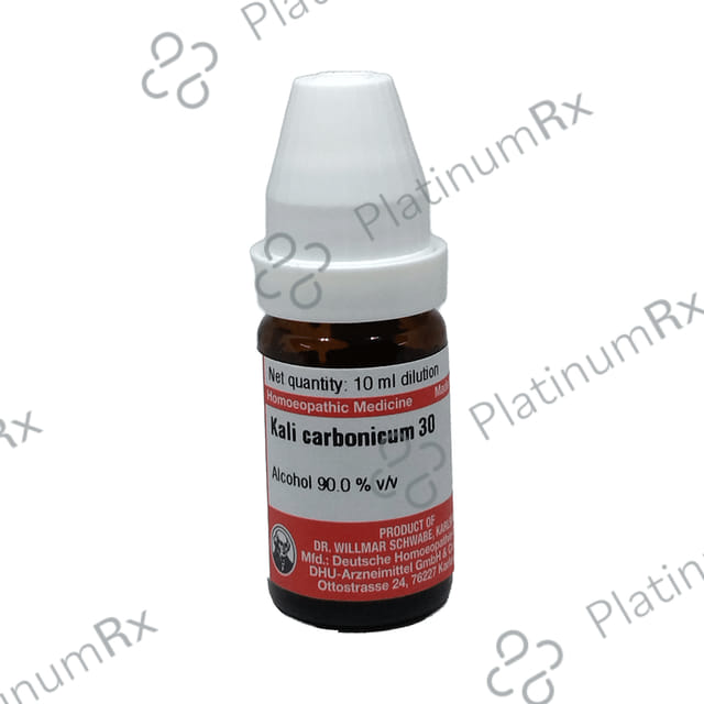 Dr Willmar Schwabe Germany Kali Carbonicum Dilution 30