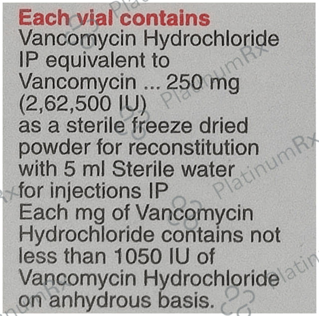 Vanlid 250mg Injection 10ml
