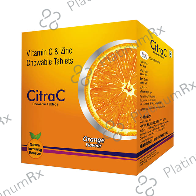 CitraC Chewable Tablet Orange