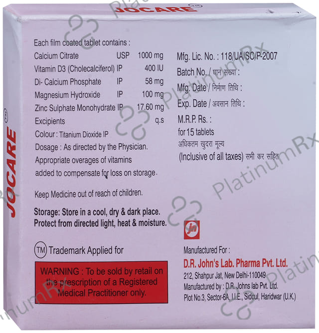 Jocare Tablet 15s