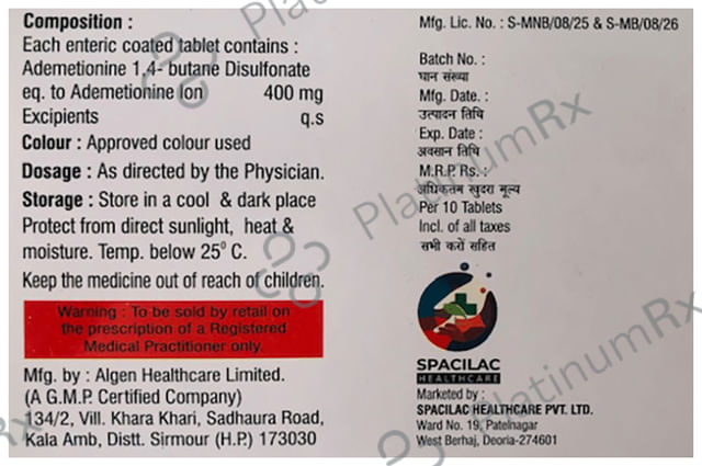 Adehep 400mg Tablet 10s