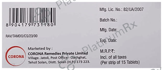 Tamdosin PR 0.4mg Tablet 15s