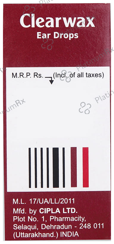 Clearwax Ear Drop 10ml
