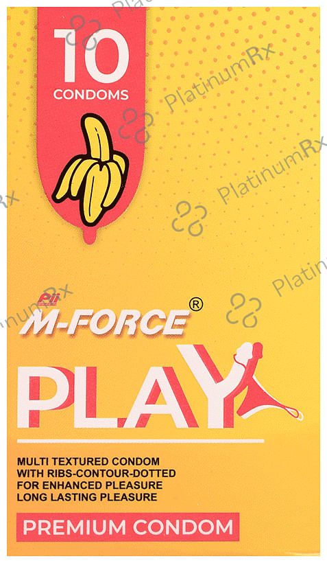 PII M-Force Play Condom (10 Each)condon Banana