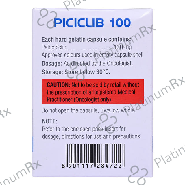 Piciclib 100mg Capsule 3X7s