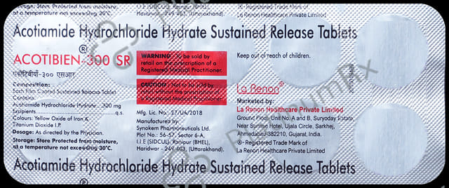 Acotibien 300mg ER Tablet 10s