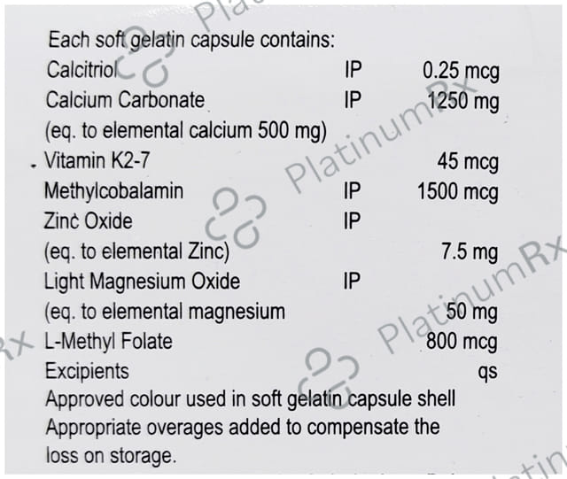Calcigrand Forte Soft Gelatin Capsule 10s