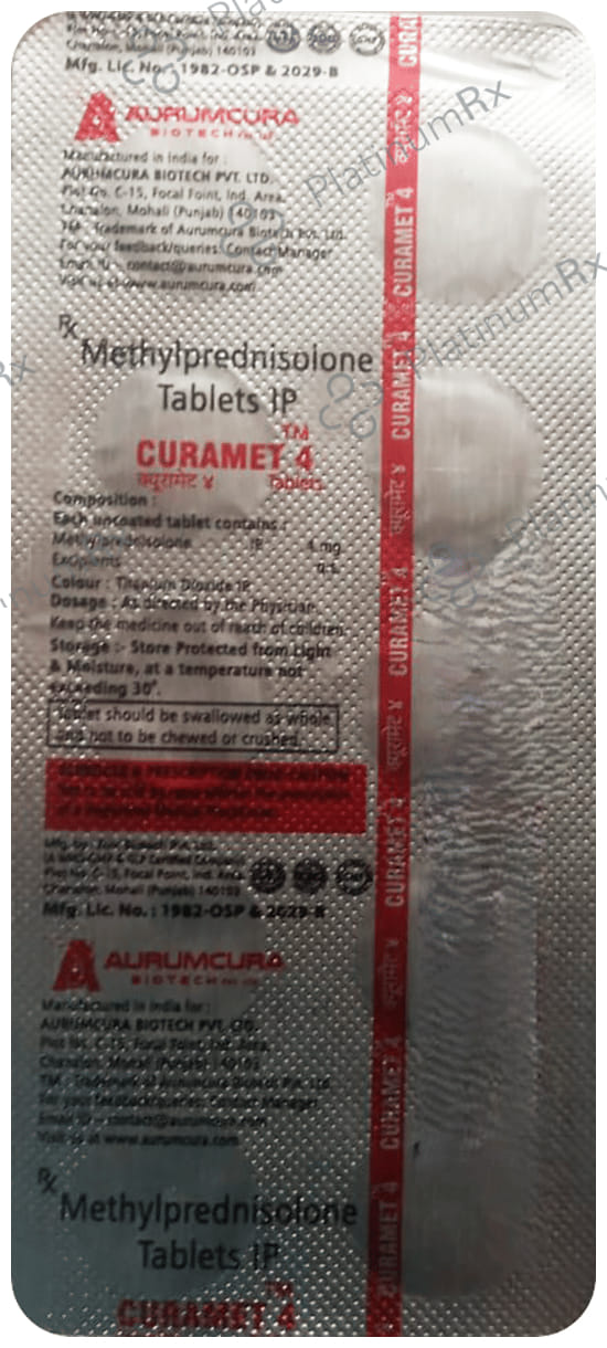 Curamet 4mg Tablet 10s
