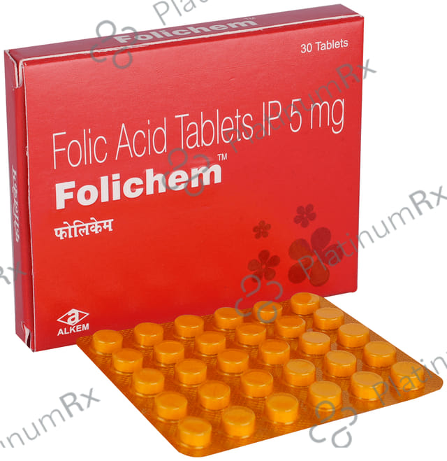 Folichem 5000mcg Tablet 30s