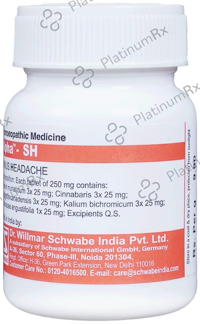 Dr Willmar Schwabe India Alpha - SH Tablet