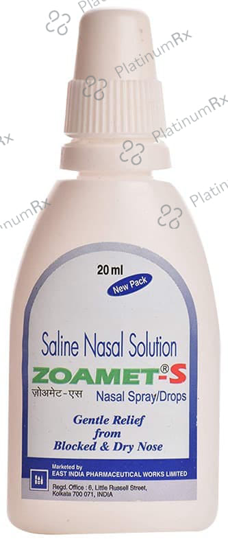 Zoamet S 0.65% Nasal Solution 20ml