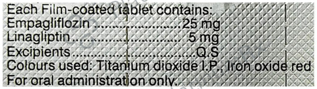 Xilingio 25/5mg Tablet 10s