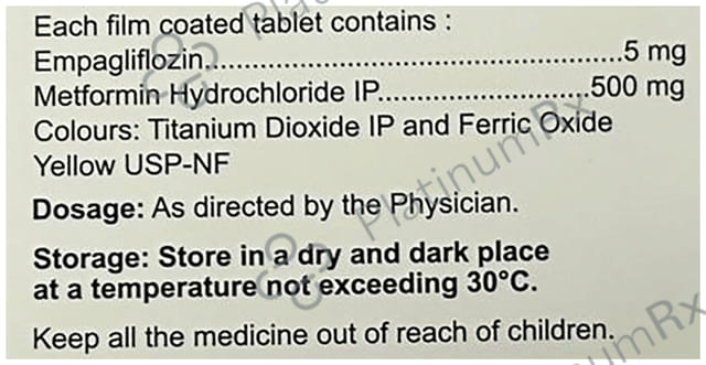 Empanorm M 5/500mg Tablet 10s