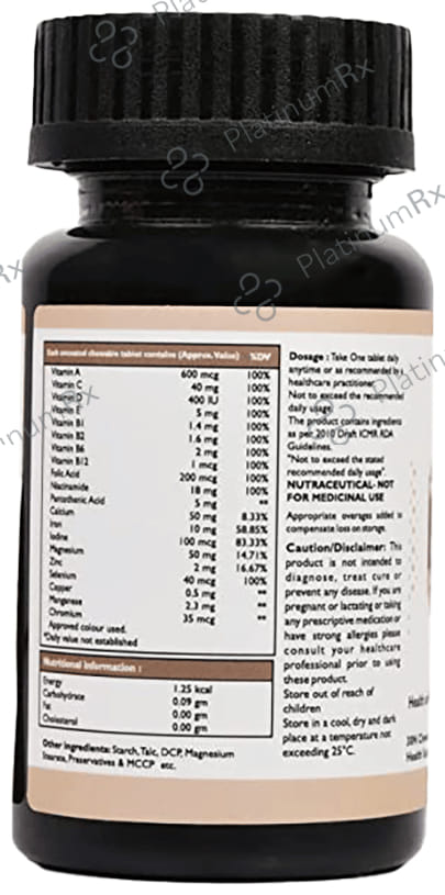 Moloshe Women's Complete Multivitamin Chewable Tablet 30s
